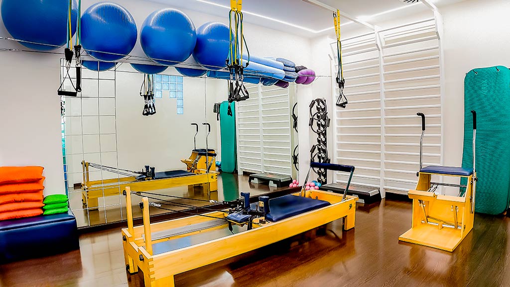 Sala de pilates e hipopresivos de Fisioterapia Arganzuela